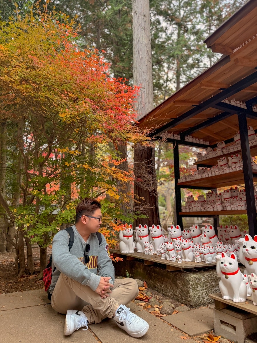 [日本東京]豪德寺 Gotokuji 招福貓神社 貓奴必收口袋名單｜11月意外遇見超美楓紅 神社氛圍超好拍｜招福貓打卡點密集到爆 拍好拍滿停不下來｜御守御朱印＋招福貓周邊伴手禮一次買齊