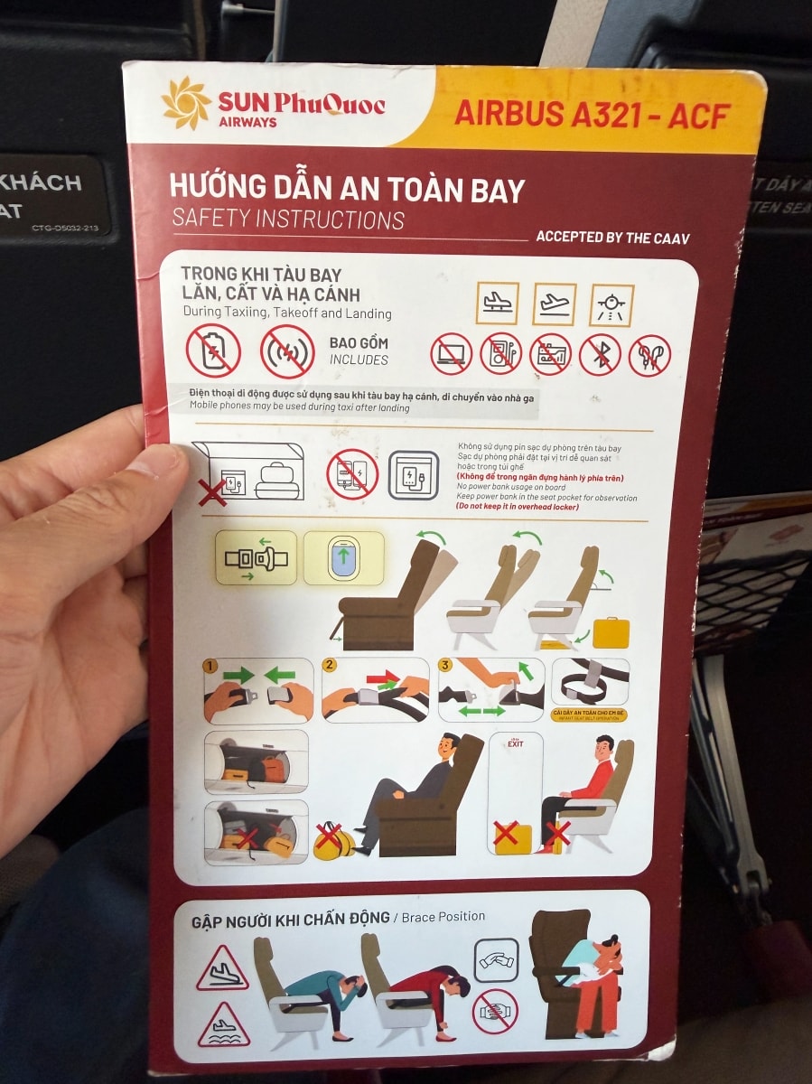[飛行紀錄]太陽富國航空 Sun PhuQuoc Airways 台北直飛富國島 9G511 9G510｜A321-ACF座位餐食介紹｜富國島機場出入境與香島樂園快速通關心得