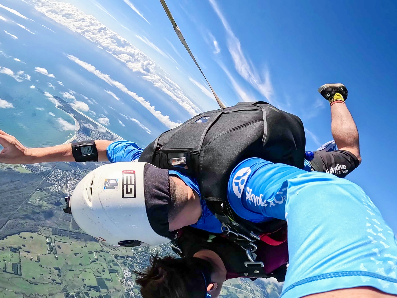 [澳洲拜倫灣] Byron Bay Skydive 跳傘體驗 海岸線真的美到忘記害怕｜KKday預訂含接駁 報到流程 攝影方案完整分享｜欣賞澳洲本土最東端 跳下去那刻真的爽到炸