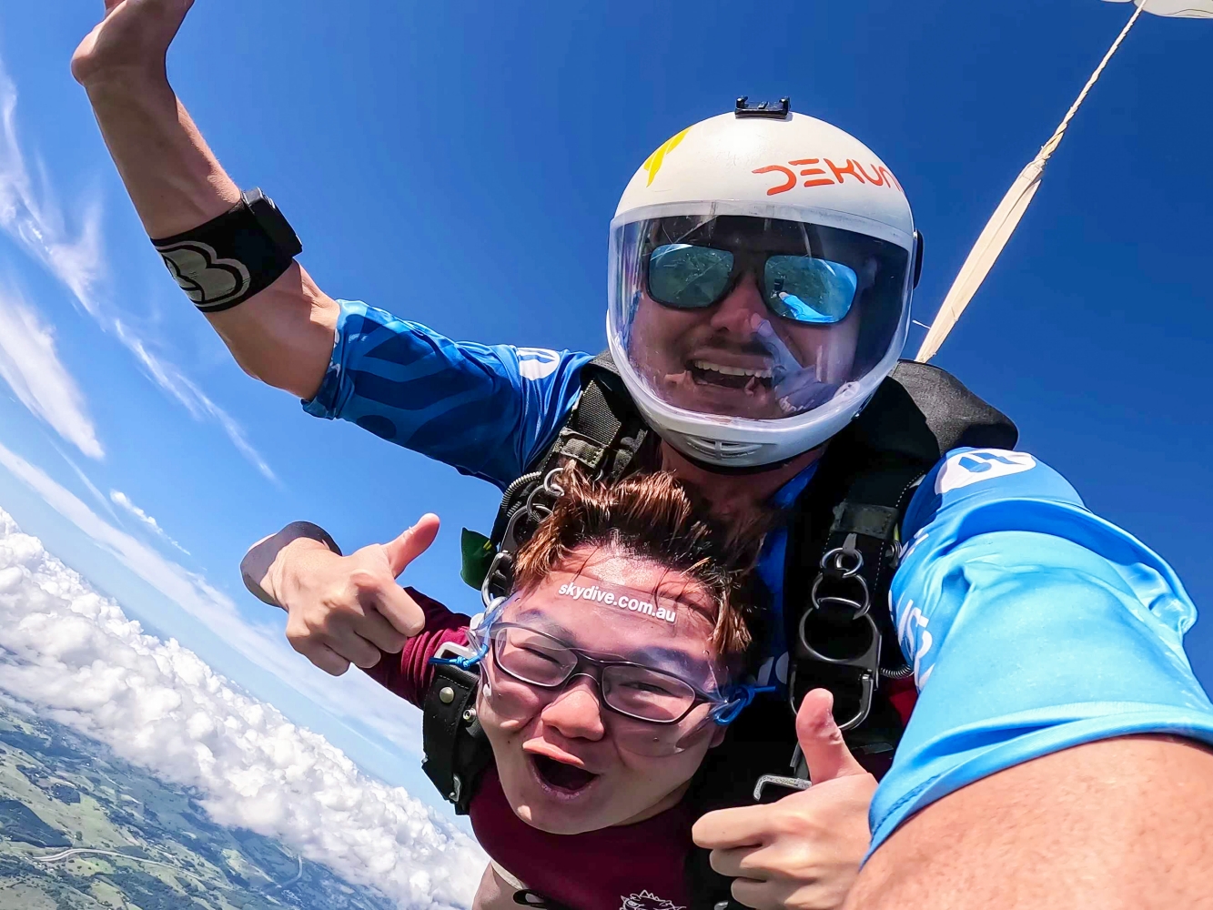 [澳洲拜倫灣] Byron Bay Skydive 跳傘體驗 海岸線真的美到忘記害怕｜KKday預訂含接駁 報到流程 攝影方案完整分享｜欣賞澳洲本土最東端 跳下去那刻真的爽到炸