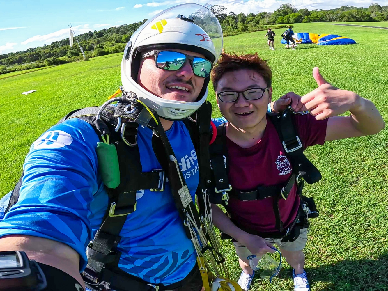 [澳洲拜倫灣] Byron Bay Skydive 跳傘體驗 海岸線真的美到忘記害怕｜KKday預訂含接駁 報到流程 攝影方案完整分享｜欣賞澳洲本土最東端 跳下去那刻真的爽到炸