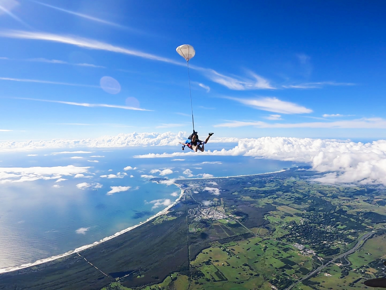 [澳洲拜倫灣] Byron Bay Skydive 跳傘體驗 海岸線真的美到忘記害怕｜KKday預訂含接駁 報到流程 攝影方案完整分享｜欣賞澳洲本土最東端 跳下去那刻真的爽到炸