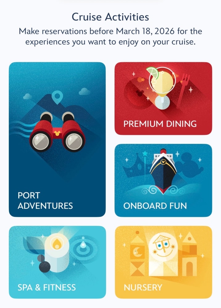 [迪士尼郵輪]Disney Cruise App 使用教學｜新手必看登船前後功能｜活動餐廳桌號 帳單網路一次看懂