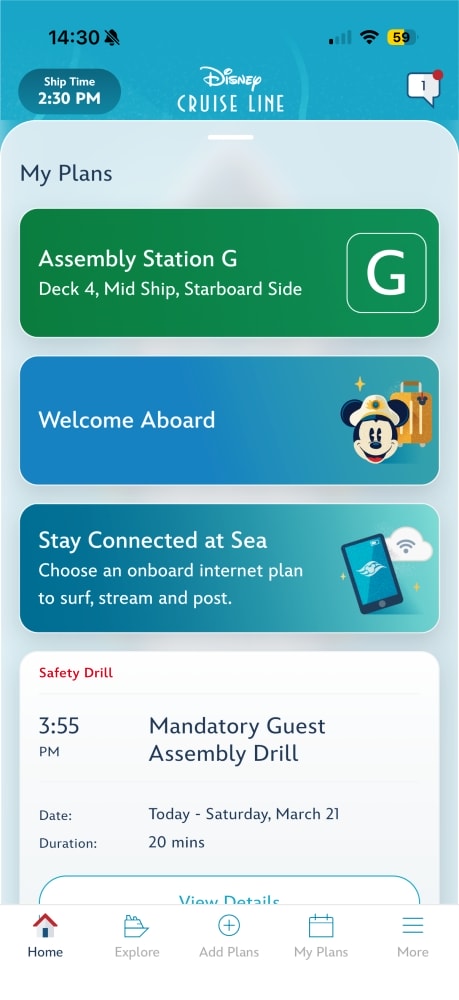 [迪士尼郵輪]Disney Cruise App 使用教學｜新手必看登船前後功能｜活動餐廳桌號 帳單網路一次看懂