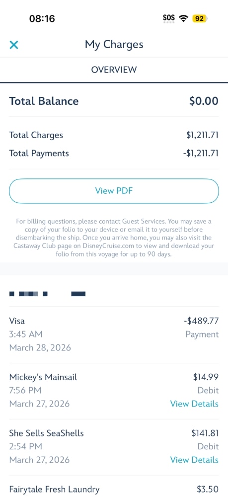 [迪士尼郵輪]Disney Cruise App 使用教學｜新手必看登船前後功能｜活動餐廳桌號 帳單網路一次看懂
